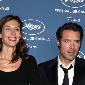 Doria Tillier et son compagnon Nicolas Bedos - Soirée à l'occasion des 70 ans du tout premier festival de Cannes à l'école des Beaux Arts à Paris, le 20 Septembre 2016.