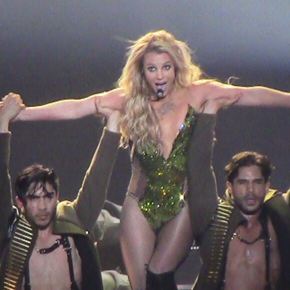 Britney Spears en concert au Planet Hollywood casino de Las Vegas le 24 février 2016.