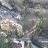 Vue aérienne de la maison en construction de Kim Kardashian et Kanye West à Bel Air. Le rappeur aurait emménagé avec sa femme dans leur propriété d'Hidden Hills après sa crise de nerfs. Vidéo datée du 4 décembre 2016 