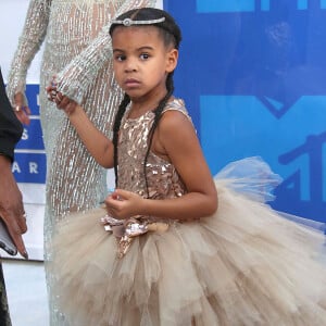 Beyonce et sa fille Blue Ivy à la soirée des MTV Video Music Awards 2016 à Madison Square Garden à New York, le 28 août 2016