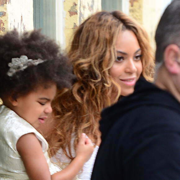 Beyoncé et sa fille Blue Ivy à la Nouvelle-Orléans, le 16 novembre 2014.