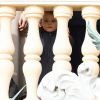 La princesse Charlene et le prince Albert II de Monaco au balcon du palais princier lors de la procession de la fête de sainte Dévote à Monaco le 27 janvier 2017. Le prince Jacques et la princesse Gabriella étaient avec eux. © Olivier Huitel / Pool restreint Monaco / Bestimage