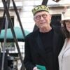 John Hurt et sa femme Anwen Rees-Myers à l'exposition d'été de l'Académie Royale des Arts à Londres, le 3 juin 2015. L'acteur britannique, fameux pour ses rôles dans Midnight Express, Alien, Elephant Man ou encore Harry Potter, est mort le 25 janvier 2017 à son domicile dans le Norfolk, des suites d'un cancer du pancréas.