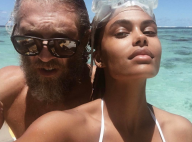 Vincent Cassel et Tina Kunakey à la plage : Souvenir d'un break en amoureux