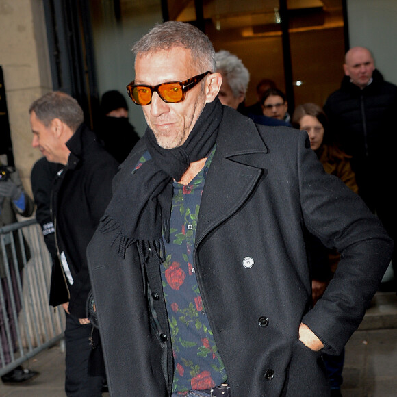 Vincent Cassel - People à la sortie du défilé de mode Haute-Couture printemps-été 2017 "Jean-Paul Gaultier" à Paris le 25 janvier 2017. © CVS-Veeren/Bestimage