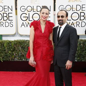 Bérénice Bejo et Asghar Farhadi aux Golden Globe Awards 2013.