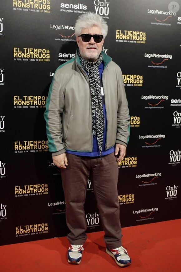 Pedro Almodovar à la première du film "Time of the Monsters" à Madrid, Espagne, le 28 septembre 2016.