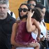 Kim Kardashian et sa fille North West quittent le Costa Rica. Liberia, le 30 janvier 2017.