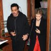 Lionel Richie et sa fille Sofia Richie quittent le restaurant Madeo à West Hollywood, le 31 janvier 2017.