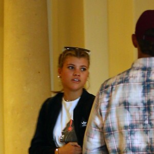 Exclusif - Sofia Richie et Lewis Hamilton à l'hôtel Montage Beverly Hills. Beverly Hills, le 30 janvier 2017.