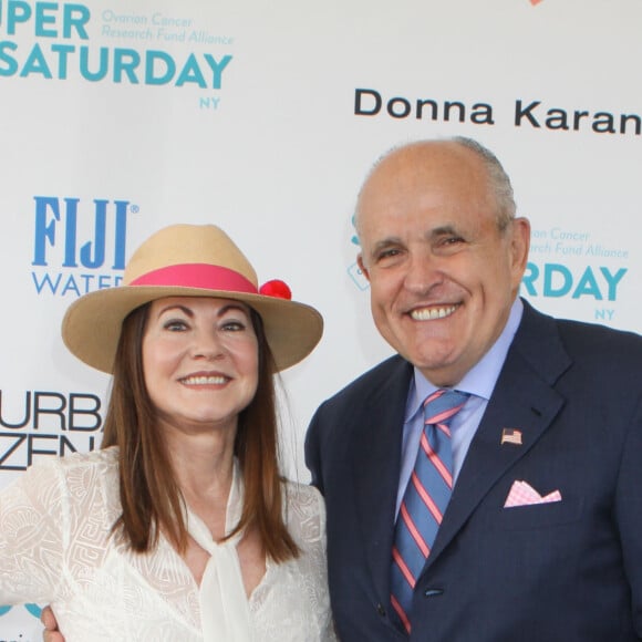 Judith Giuliani et son mari Rudy Giuliani lors du Super Saturday au bénéfice de l'OCRFAà Las Vegas le 30 juillet 2016.