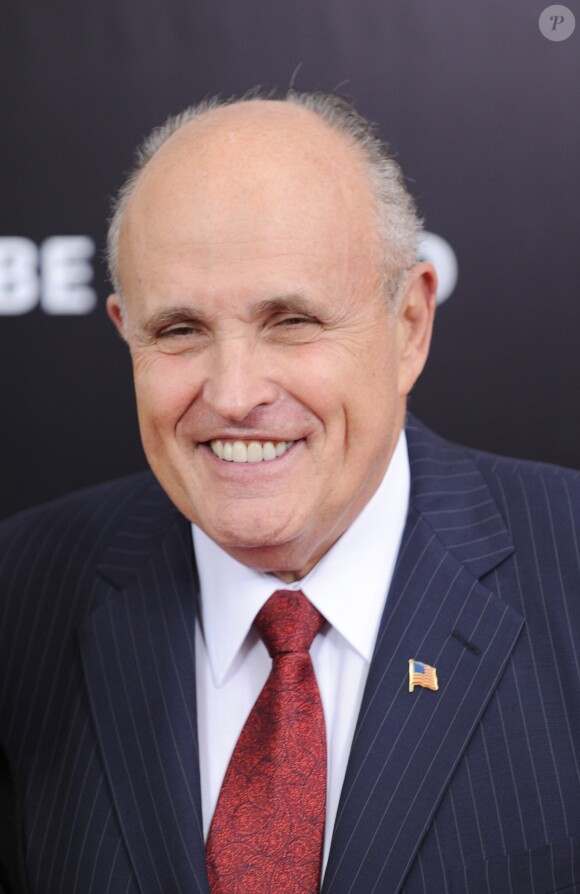 Rudy Giuliani à la Première du film "Monuments Men" théâtre Ziegfeld à New York, le 4 février 2014.