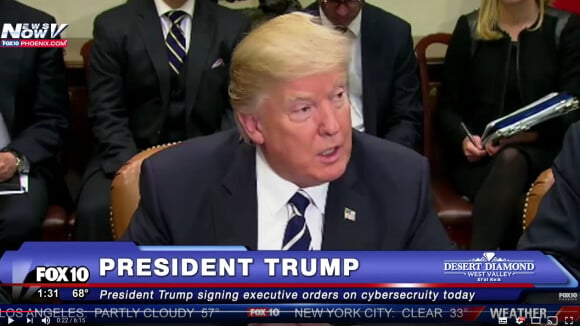Donald Trump en conférence de presse. Vidéo publiée sur Youtube le 31 janvier 2017