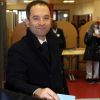 Benoît Hamon a voté pour le deuxième tour de la primaire à gauche, à Tarppes, le 29 janvier 2017.