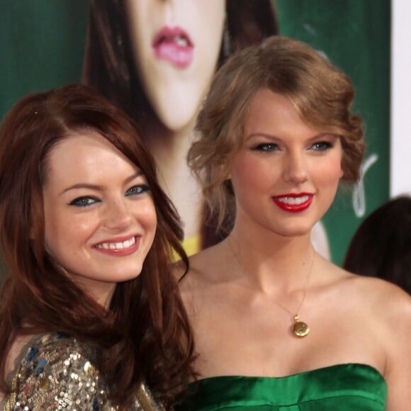 Emma Stone et Taylor Swift à l'avant première du film Easy A à Hollywood, le 13 septembre 2010