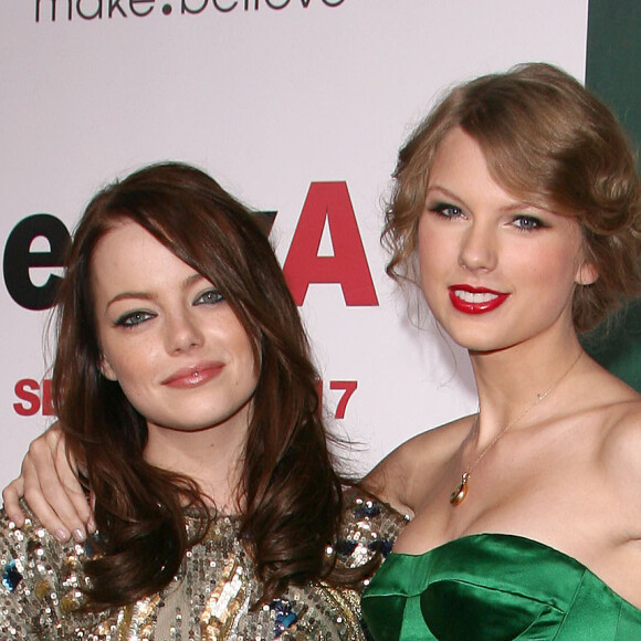 Emma Stone et Taylor Swift à l'avant première du film Easy A à Hollywood, le 13 septembre 2010