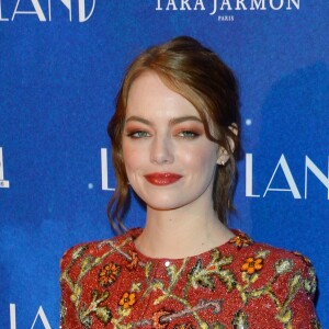 Emma Stone à l'Avant-première du film "La La Land" au cinéma UGC Normandie à Paris, le 10 janvier 2017. © Coadic Guirec/Bestimage