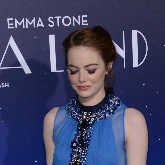 Emma Stone à la première de ‘La La Land' au théâtre The Mann Village à Westwood, le 6 décembre 2016