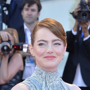 Emma Stone à la première de "La La Land" à la cérémonie d'ouverture du 73ème Festival du Film de Venise. Italie, le 31 août 2016