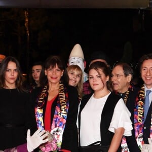 La princesse Stéphanie de Monaco et ses filles Pauline Ducruet et Camille Gottlieb - La famille princière de Monaco lors du 41ème Festival International du Cirque de Monte-Carlo, le 21 janvier 2017. © Manuel Vitali/Centre de presse Monaco/Bestimage