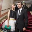 Guillaume Canet et sa compagne Marion Cotillard - 40e cérémonie des César au théâtre du Châtelet à Paris, le 20 février 2015.