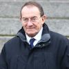 Jean-Pierre Pernaut - Sortie de la cérémonie religieuse des obsèques de Françoise Pernaut (Pillot) en la cathédrale Notre-Dame d'Amiens, France, le 19 octobre 2016, pour l'inhumation au cimetière de Bouvaincourt-sur-Bresle. © Crystal Pictures/Bestimage