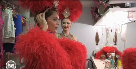 Iris Mittenaere essaie son costume traditionnel au Moulin-Rouge - "66 Minutes", dimanche 5 février 2017, M6
