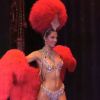 Iris Mittenaere défile dans son costume du Moulin-Rouge - "66 Minutes", dimanche 5 février 2017, M6