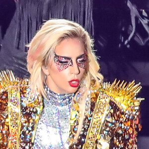 Lady Gaga en concert pendant la mi-temps du Super Bowl au NRG Stadium de Houston le 5 février 2017. © Dan Wozniak via ZUMA Wire / Bestimage