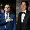 A droite : Mathieu Gallet à la 7ème cérémonie des "Hommes de l'Année GQ" au musée d'Orsay à Paris, le 23 novembre 2016. © Rachid Bellak/Bestimage A gauche : Emmanuel Macron, candidat de ''En marche !'' pour l'élection présidentielle 2017, intervient pendant un meeting réunissant les "marcheurs parisiens" du mouvement "En Marche!" au théâtre Bobino à Paris, France, le 6 février 2017. © Stéphane Lemouton/Bestimage