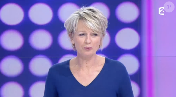 Sophie Davant victime d'une arnaque, elle s'explique dans "C'est au programme", le 7 février 2017 sur France 2.