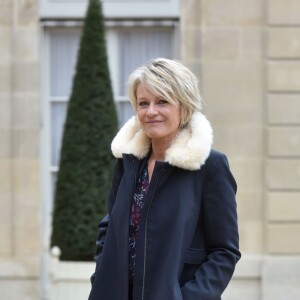 Sophie Davant lors des 30 ans du Téléthon pendant une réception au palais de l'Elysée à Paris, le 30 janvier 2017.