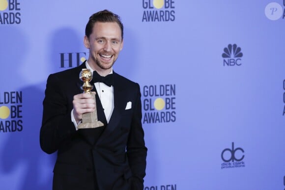 Tom Hiddleston lors de la 74ème cérémonie annuelle des Golden Globe Awards à Beverly Hills, Los Angeles, Californie, Etats-Unis, le 8 janvier 2017. © Olivier Borde/Bestimage