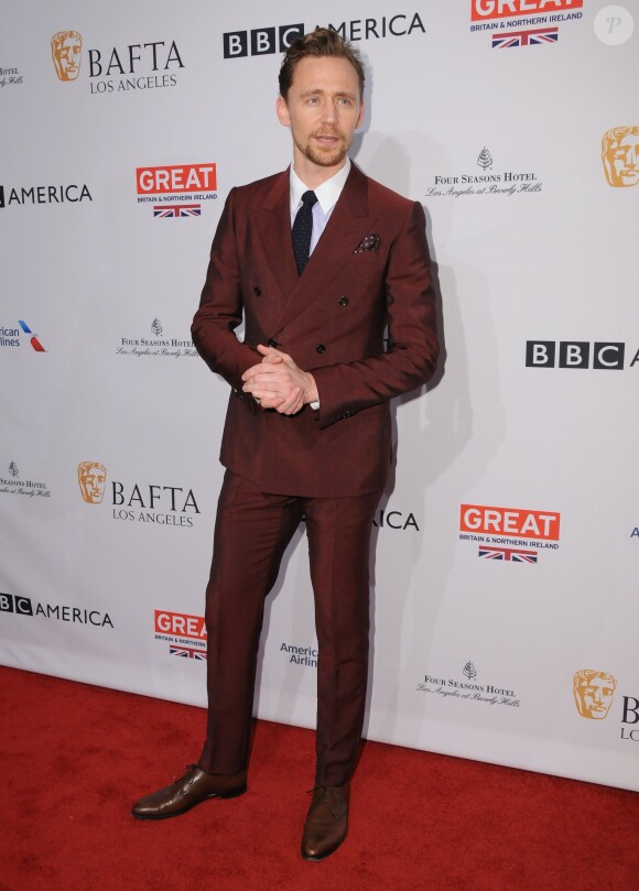 Tom Hiddleston lors de la soirée The BAFTA Tea Party à l'hôtel Four Seasons de Los Angeles, Californie, Etats-Unis, le 7 janvier 2017. © Birdie Thompson/AdMedia/Zuma Press/Bestimage