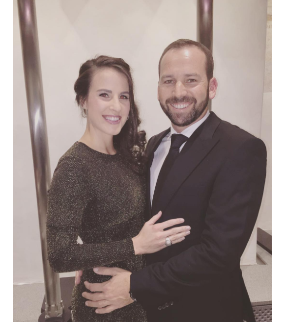 Sergio Garcia et Angela Akins se sont fiancés lors du nouvel an 2017. Photo Instagram en décembre 2016 à Zürich.