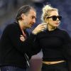 Lady Gaga et son agent (et supposé chéri) Christian Carino avant le show du Super Bowl LI à Houston, le 5 février 2017