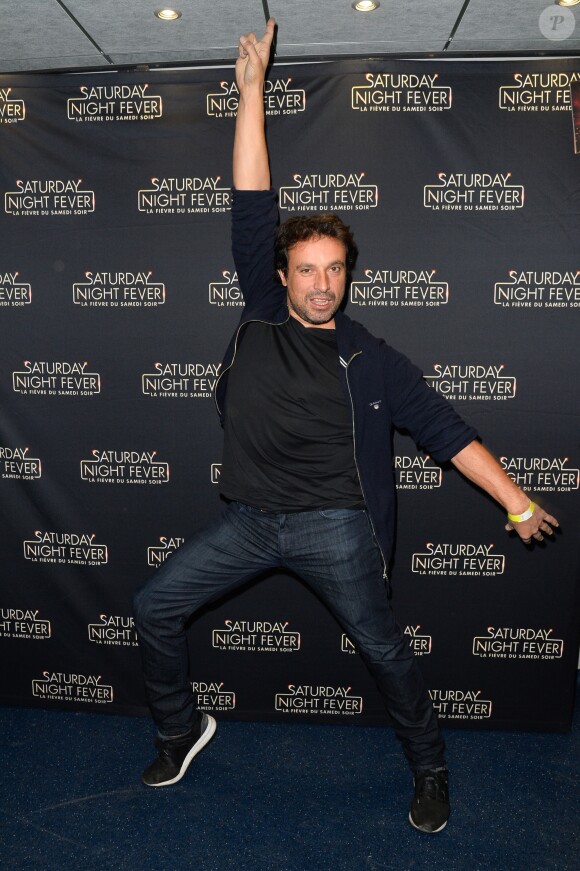 Exclusif - Bruno Salomone - Générale de la comédie musicale "Saturday Night Fever" au Palais des Sports de Paris le 9 février 2017. © Coadic Guirec - Dominique Jacovides / Bestimage