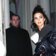 Kendall Jenner arrive au 11, Mercer St pour participer à une séance de dédicace pour V Magazine. New York, le 10 février 2017.