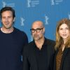 Armie Hammer, Stanley Tucci et Clémence Poésy lors du Photocall du film "Final Portrait" lors 67ème Festival du Film International de Berlin, la Berlinale à Berlin, Allemagne, le 11 février 2017. © Future-Image/Zuma Press/Bestimage