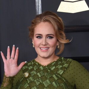 Adele à la 59ème soirée annuelle des Grammy Awards au Staples Center de Los Angeles, le 12 février 2017 © Chris Delmas/Bestimage