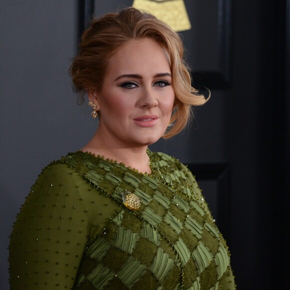 Adele à la 59ème soirée annuelle des Grammy Awards au Staples Center de Los Angeles, le 12 février 2017 © Chris Delmas/Bestimage