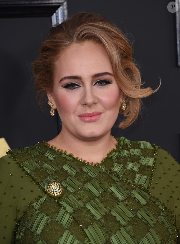 Adele à la 59ème soirée annuelle des Grammy Awards au Staples Center de Los Angeles, le 12 février 2017 © Chris Delmas/Bestimage