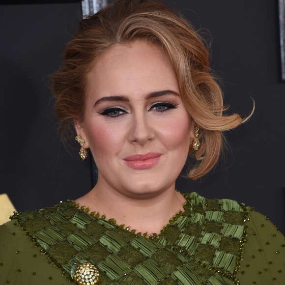 Adele à la 59ème soirée annuelle des Grammy Awards au Staples Center de Los Angeles, le 12 février 2017 © Chris Delmas/Bestimage