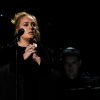 Adele à la 59ème soirée annuelle des Grammy Awards au Staples Center de Los Angeles, le 12 février 2017.