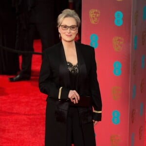 Meryl Streep - Arrivée des people à la cérémonie des British Academy Film Awards (BAFTA) au Royal Albert Hall à Londres, le 12 février 2017.