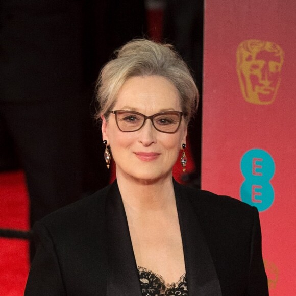 Meryl Streep - Arrivée des people à la cérémonie des British Academy Film Awards (BAFTA) au Royal Albert Hall à Londres, le 12 février 2017.