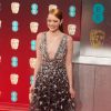Emma Stone - Arrivée des people à la cérémonie des British Academy Film Awards (BAFTA) au Royal Albert Hall à Londres, le 12 février 2017.