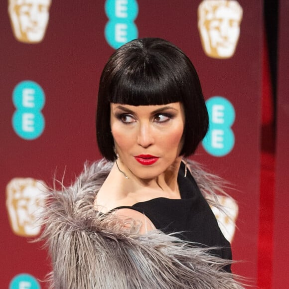 Noomi Rapace - Arrivée des people à la cérémonie des British Academy Film Awards (BAFTA) au Royal Albert Hall à Londres, le 12 février 2017.