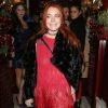 Lindsay Lohan arrive au club "Loulou" à Londres, le 17 novembre 2016. L