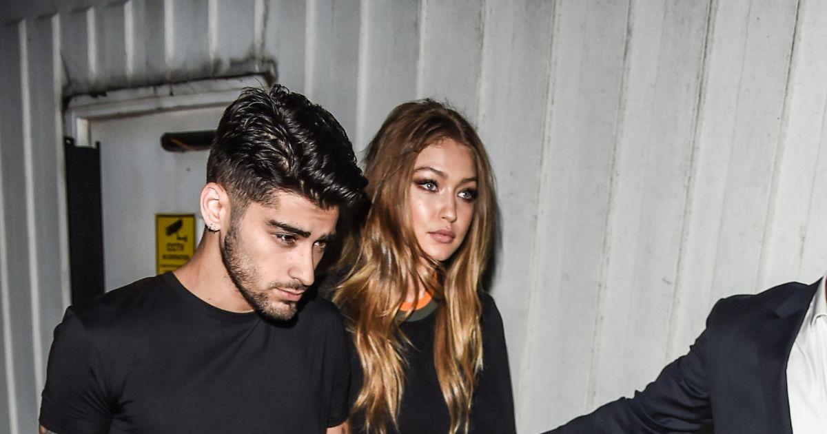 Zayn Malik Et Sa Compagne Gigi Hadid Quitte Le Défilé De Mode Versace Versus à Londres Le 17 